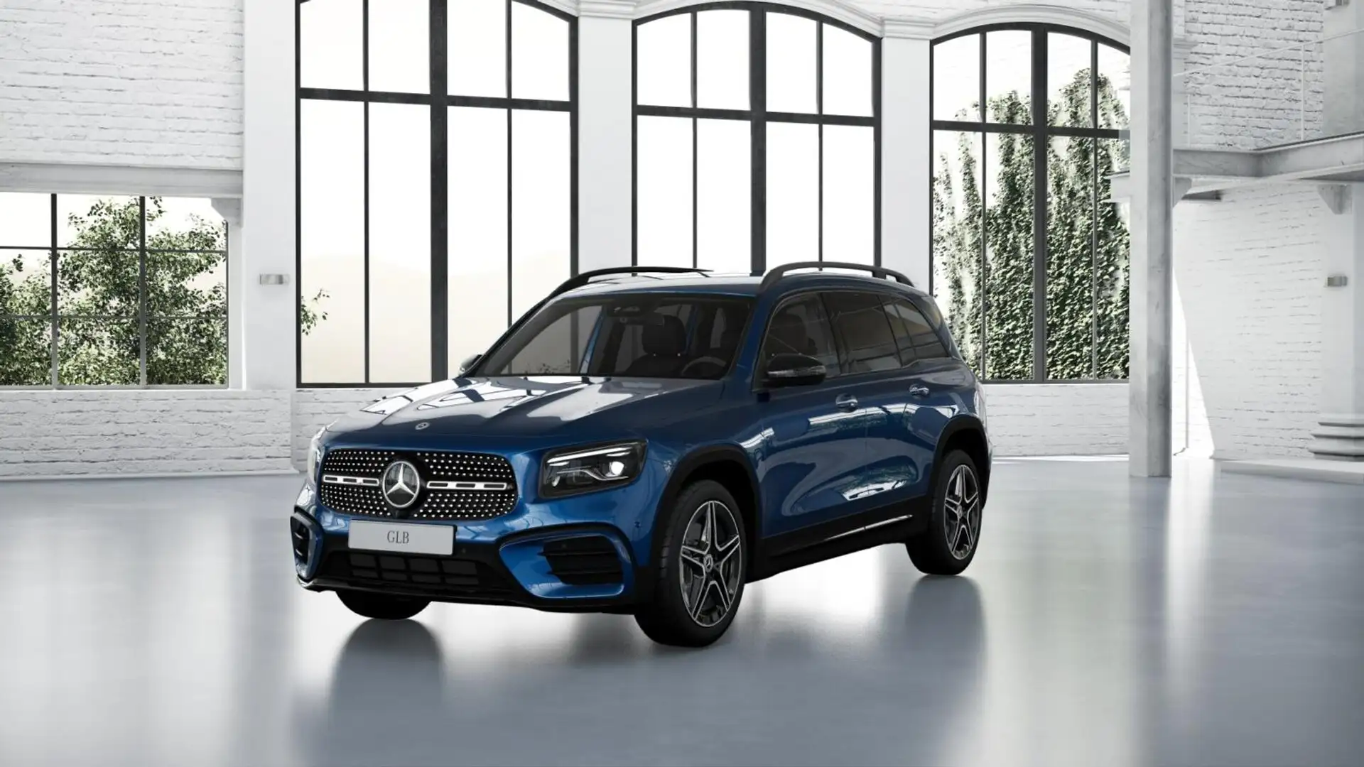 Mercedes-Benz GLB 200 d AMG+Night+Distro+AHK+KeyGo+Kamera Blau - 1