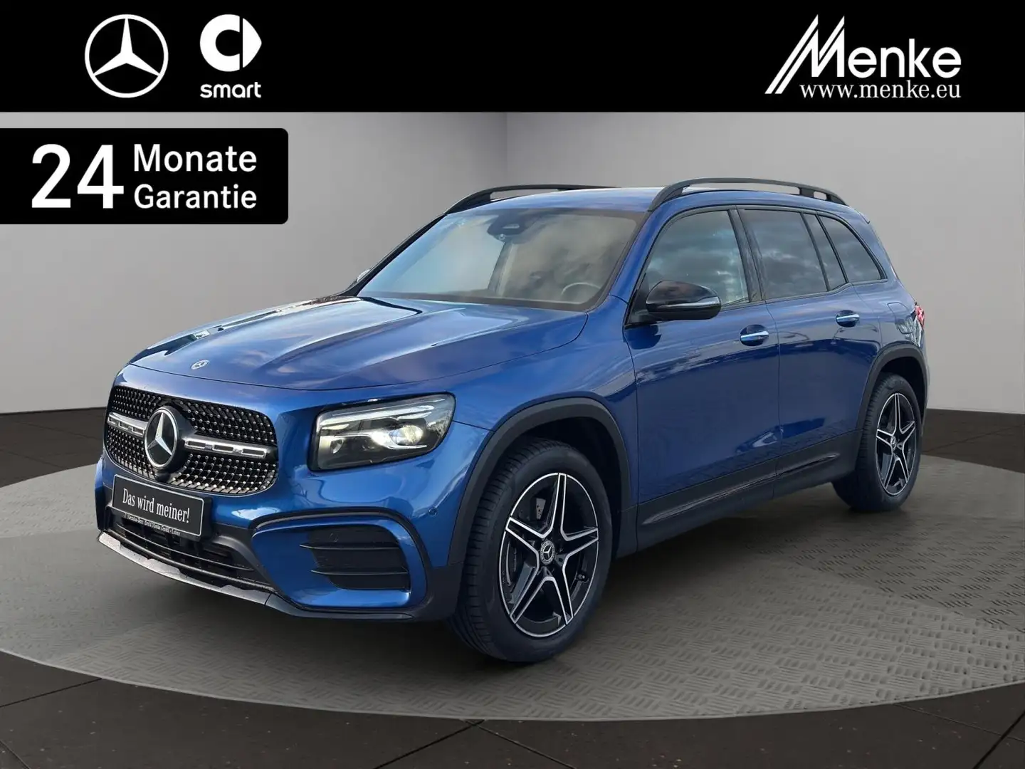 Mercedes-Benz GLB 200 d AMG+Night+Distro+AHK+KeyGo+Kamera Blau - 1