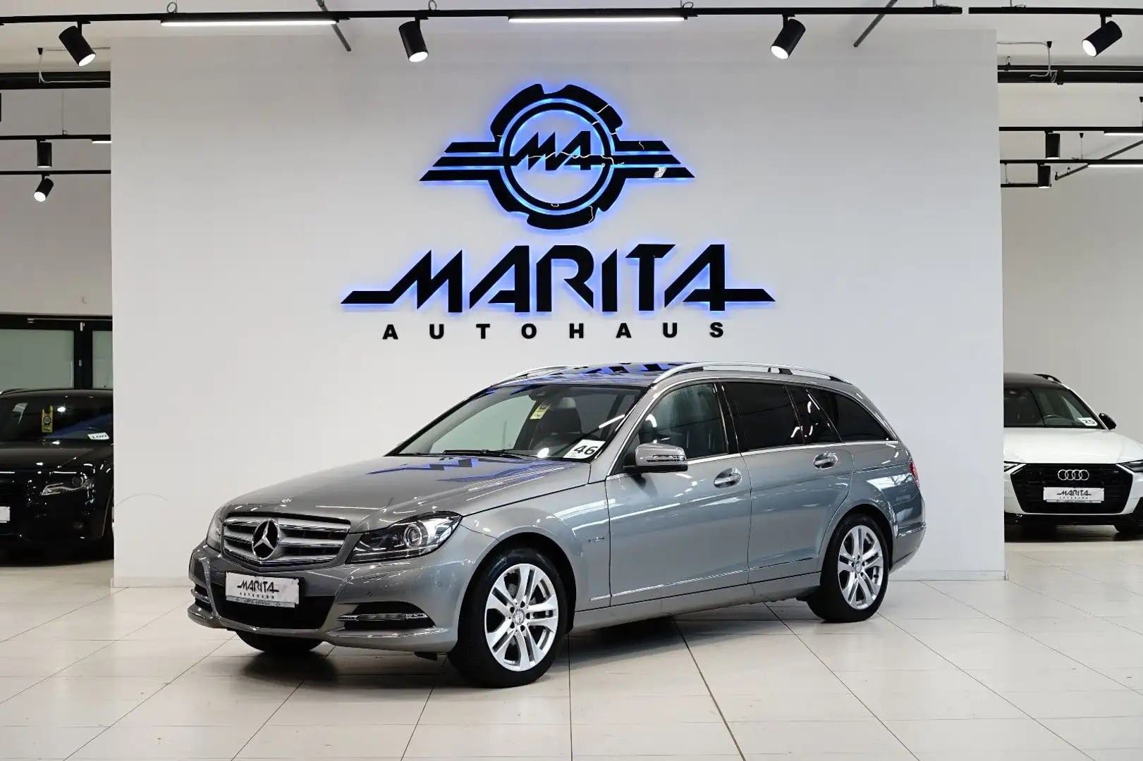 Mercedes-Benz C 250 T AVANTGADE|MEMORY|SCHIEBEDACH|ANHÄNGERK.| Argent - 1