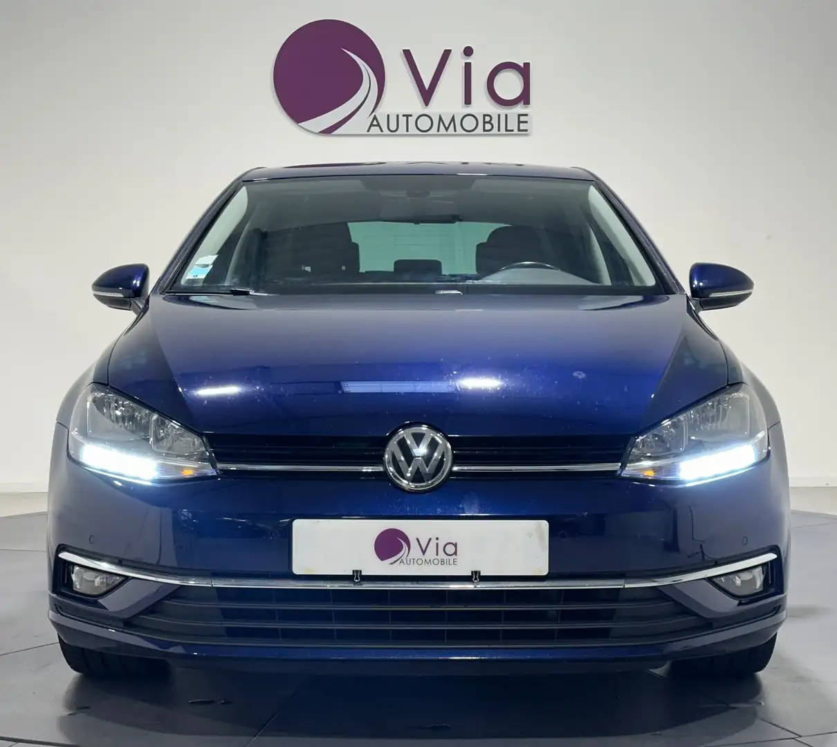 Volkswagen Golf 1.5 TSI 150 EVO BVM6 Carat - Carplay - Entretien Complet - Bleu - 2
