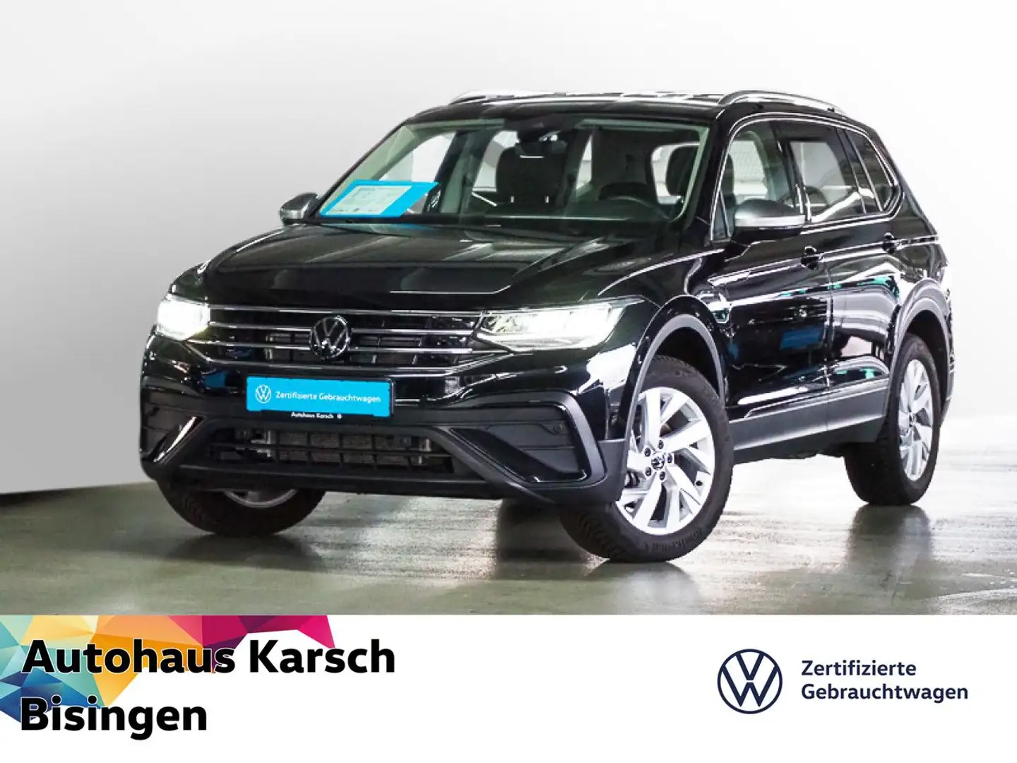 Volkswagen Tiguan Allspace 2.0 TDI DSG Life NAVI, AHK LED Schwarz - 1