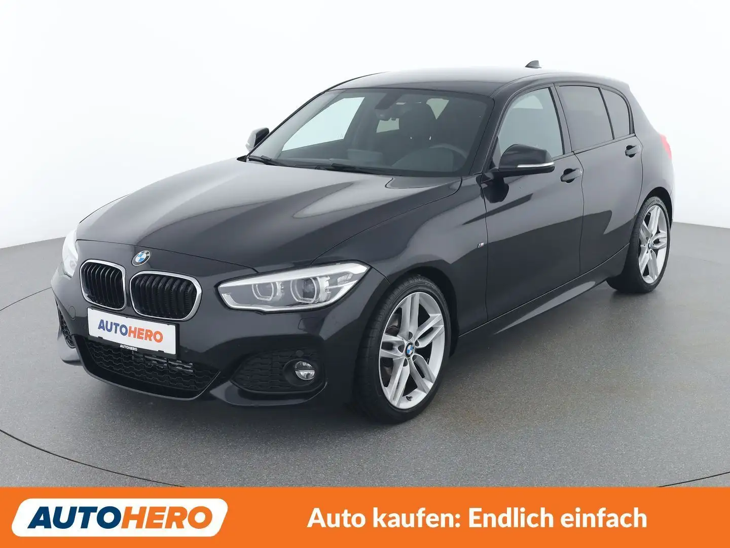 BMW 118 118d M Sport Schwarz - 1