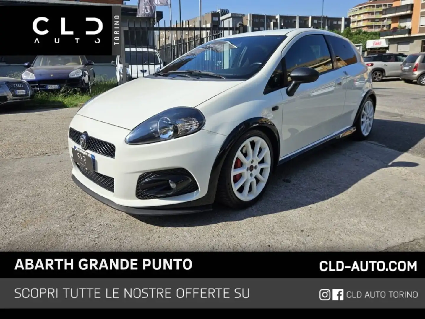 Abarth Grande Punto 1.4 T-Jet 16V 3 porte Bianco - 1