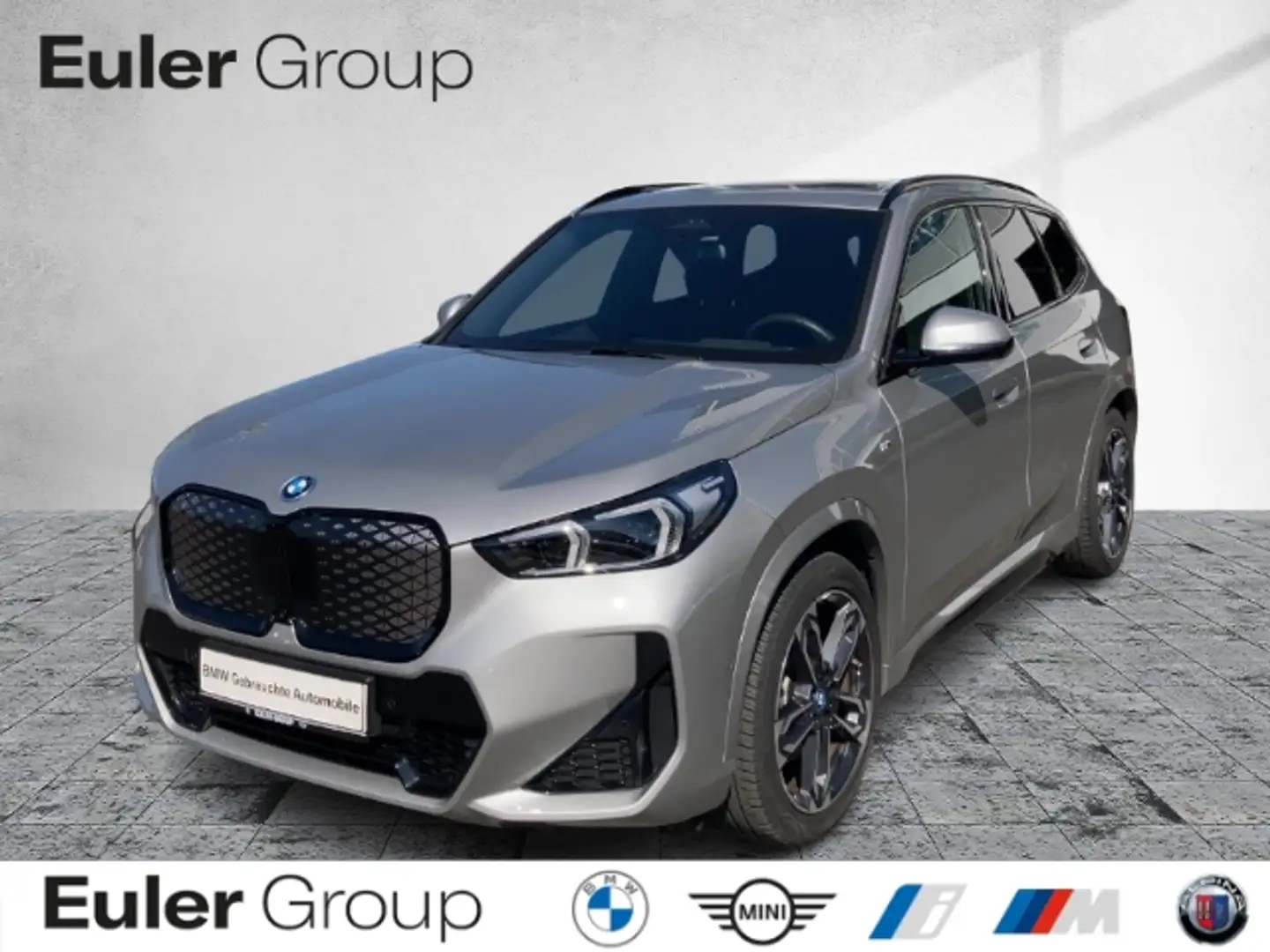 BMW iX1 xDrive 30 M-Sport Pano HUD Adapt. LED 360 Kamera A Srebrny - 1