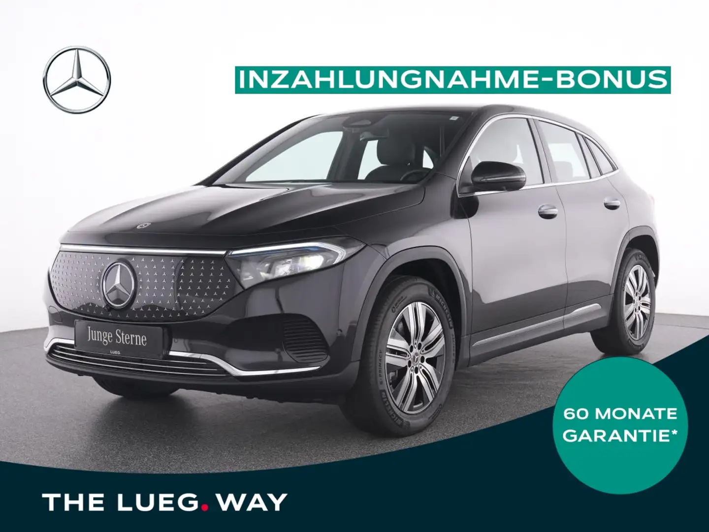 Mercedes-Benz EQA 350 4M Progressive+MBUX+LED-HP+Key+EHeck+360 Noir - 1