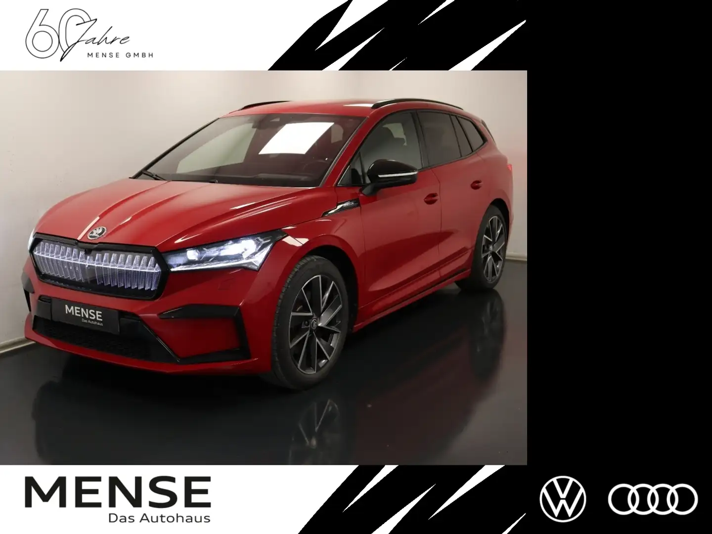Skoda Enyaq iV 80 Sportline |AHK|4xSHZ|Massage|FLA|ACC Roşu - 1