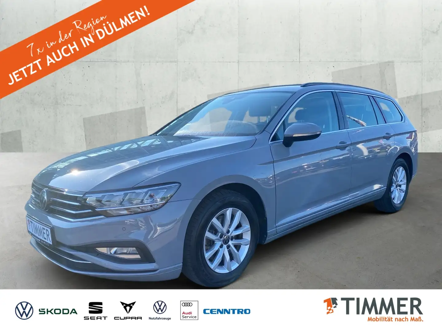 Volkswagen Passat Variant 2.0 TDI DSG BUSINESS *AHK *360 *LED *NAVI *SHZ * Gris - 1
