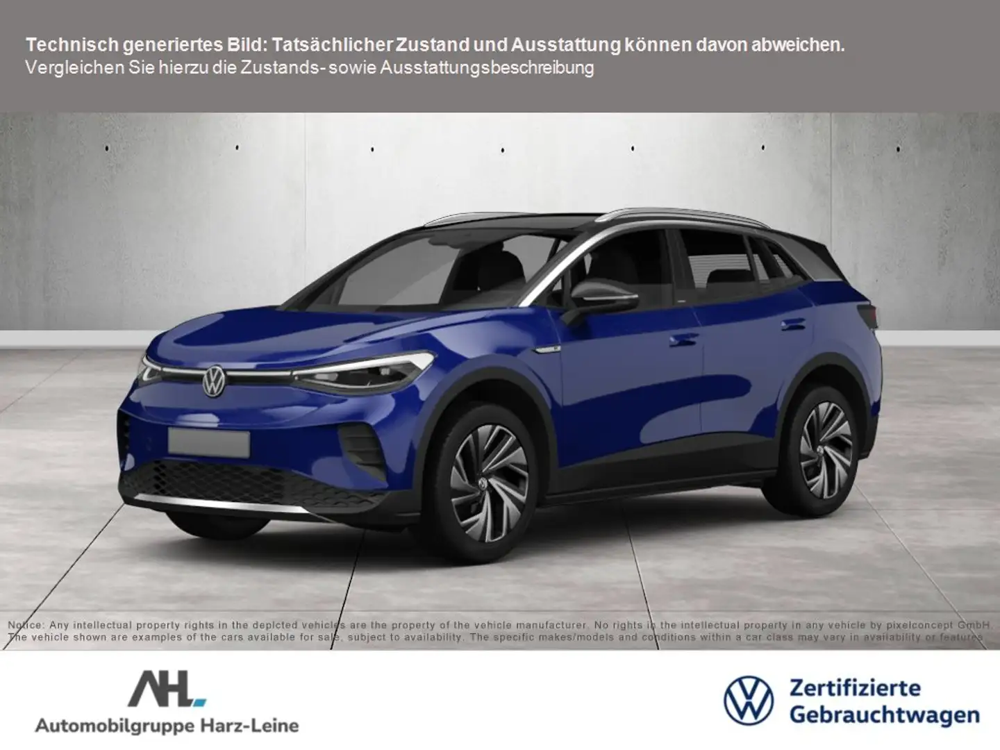 Volkswagen ID.4 Pure Matrix Navi ACC RFK Keyless Wärmepumpe Schwarz - 1