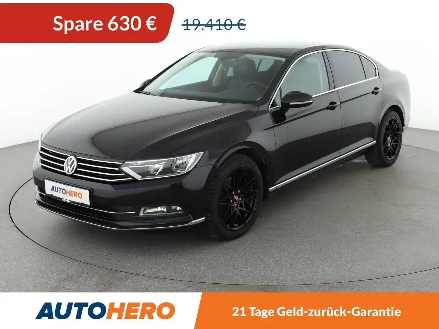 Volkswagen Passat 2.0 TDI Highline BM Aut.*PDC*SHZ*ACC*KLIMA* Schwarz - 1