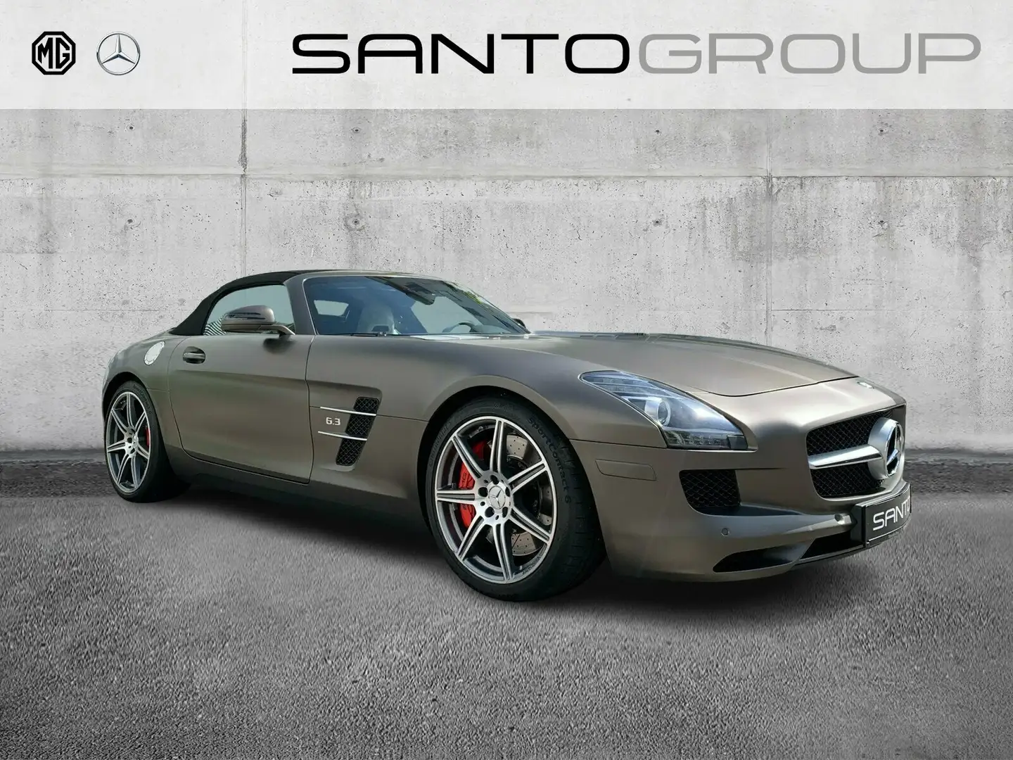 Mercedes-Benz SLS SLS AMG Roadster Comand / AMG-Matt-Sonderlack. Gri - 1