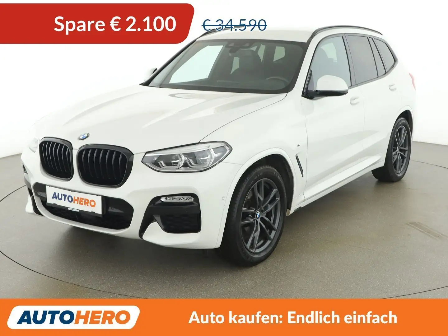 BMW X3 xDrive 20d M Sport Weiß - 1