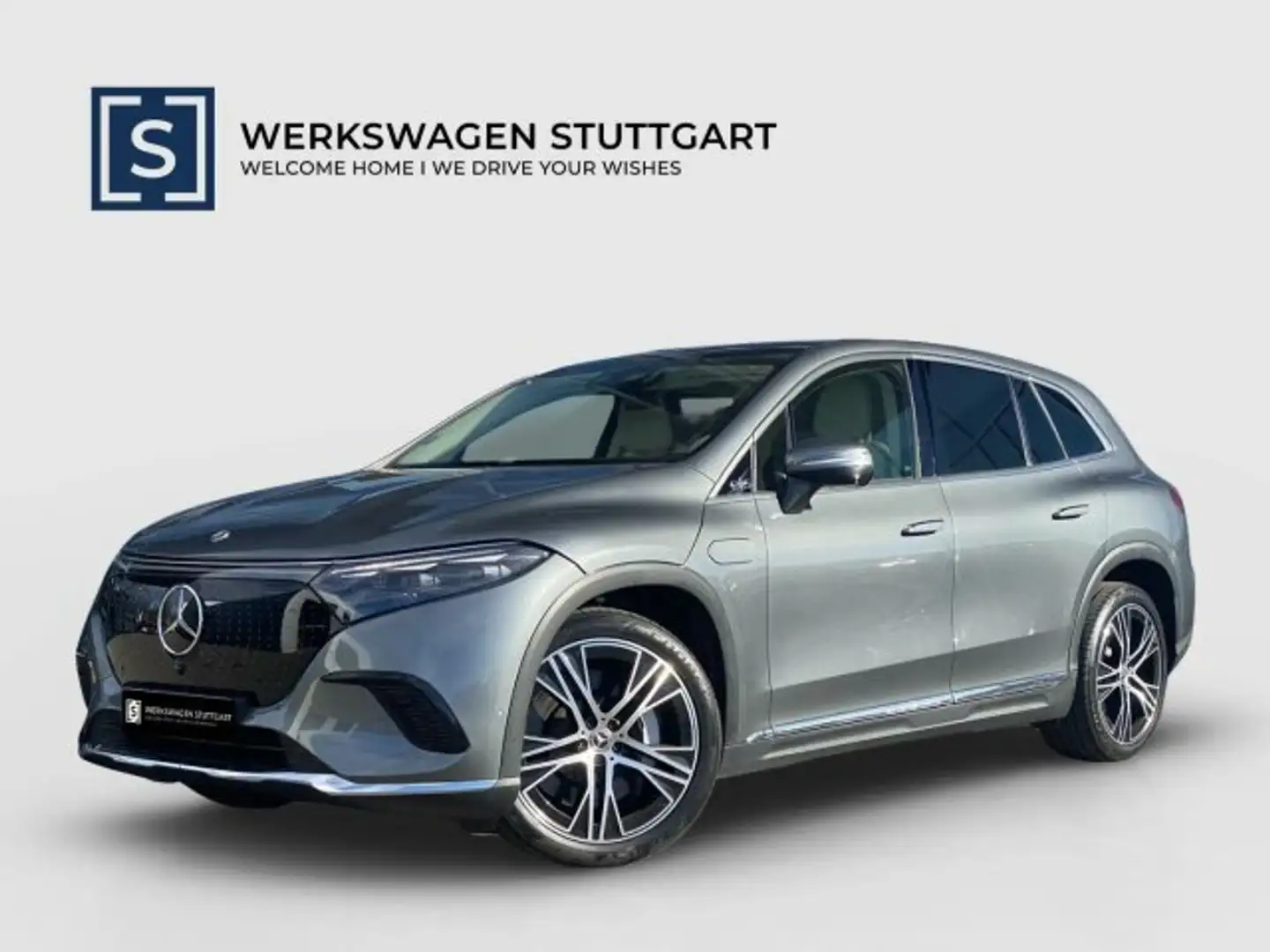 Mercedes-Benz EQS SUV EQS SUV 450+ 22" AHK HuD 360° LEDER-grau/braun Gri - 1