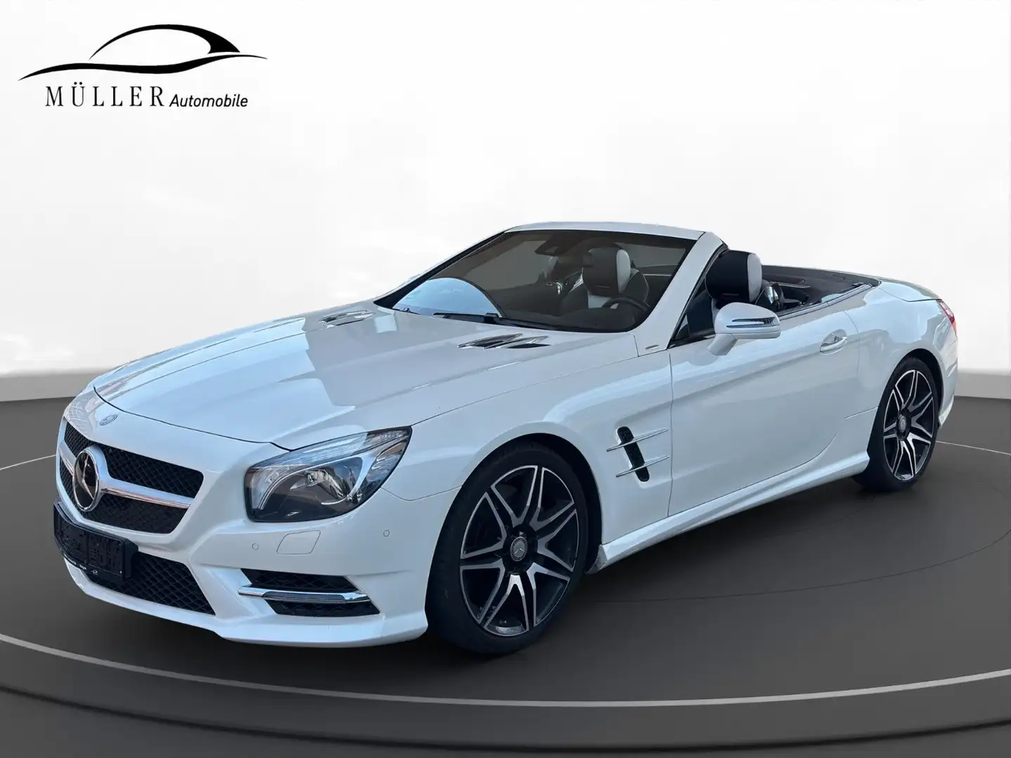 Mercedes-Benz SL 400 2-Look Edition AMG-Line Glasdach Distr. Weiß - 1