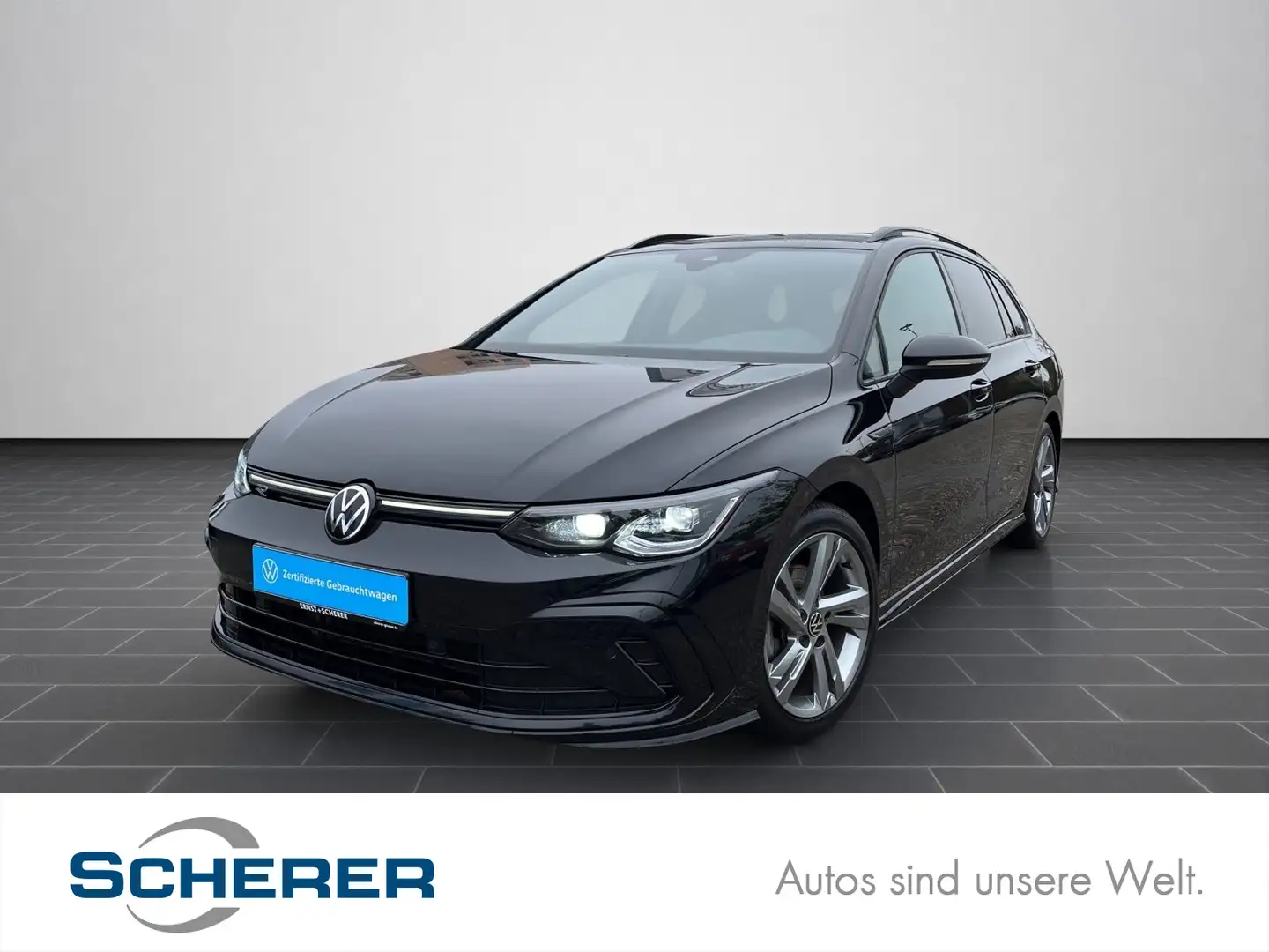 Volkswagen Golf Variant 1.5 eTSI DSG R-Line LED+AHK+Kamera+ Schwarz - 1
