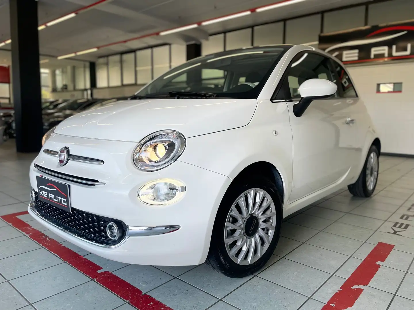 Fiat 500 1.0 hybrid 70cv Biały - 1