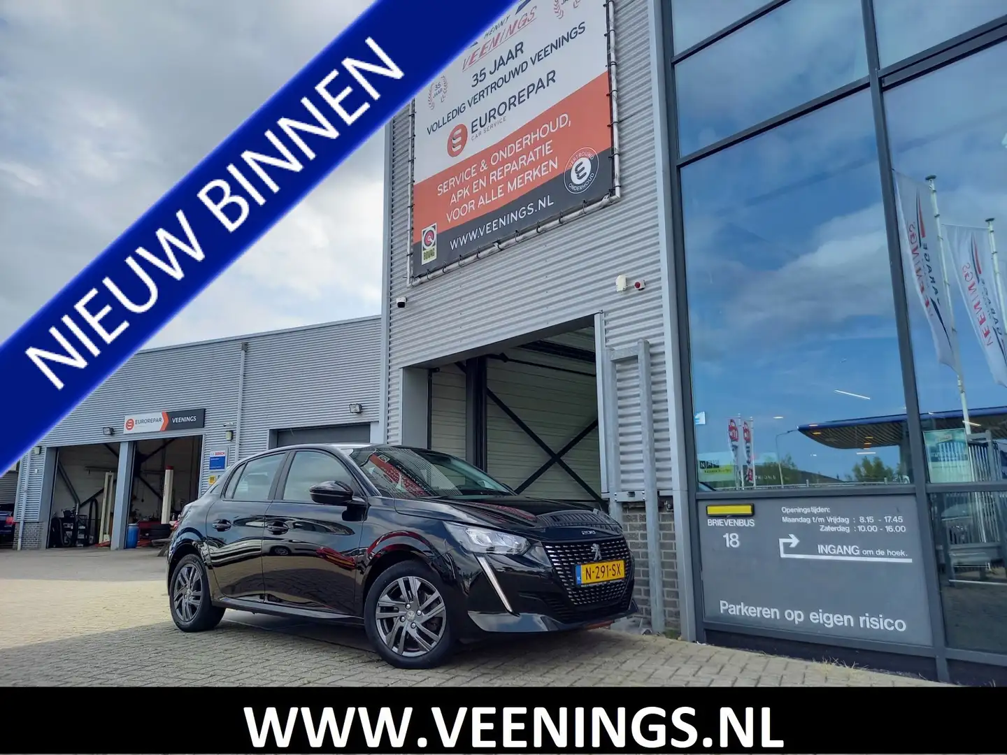 Peugeot 208 1.2 101PK PureTech Active Pack - CARPLAY & ANDROID Zwart - 1
