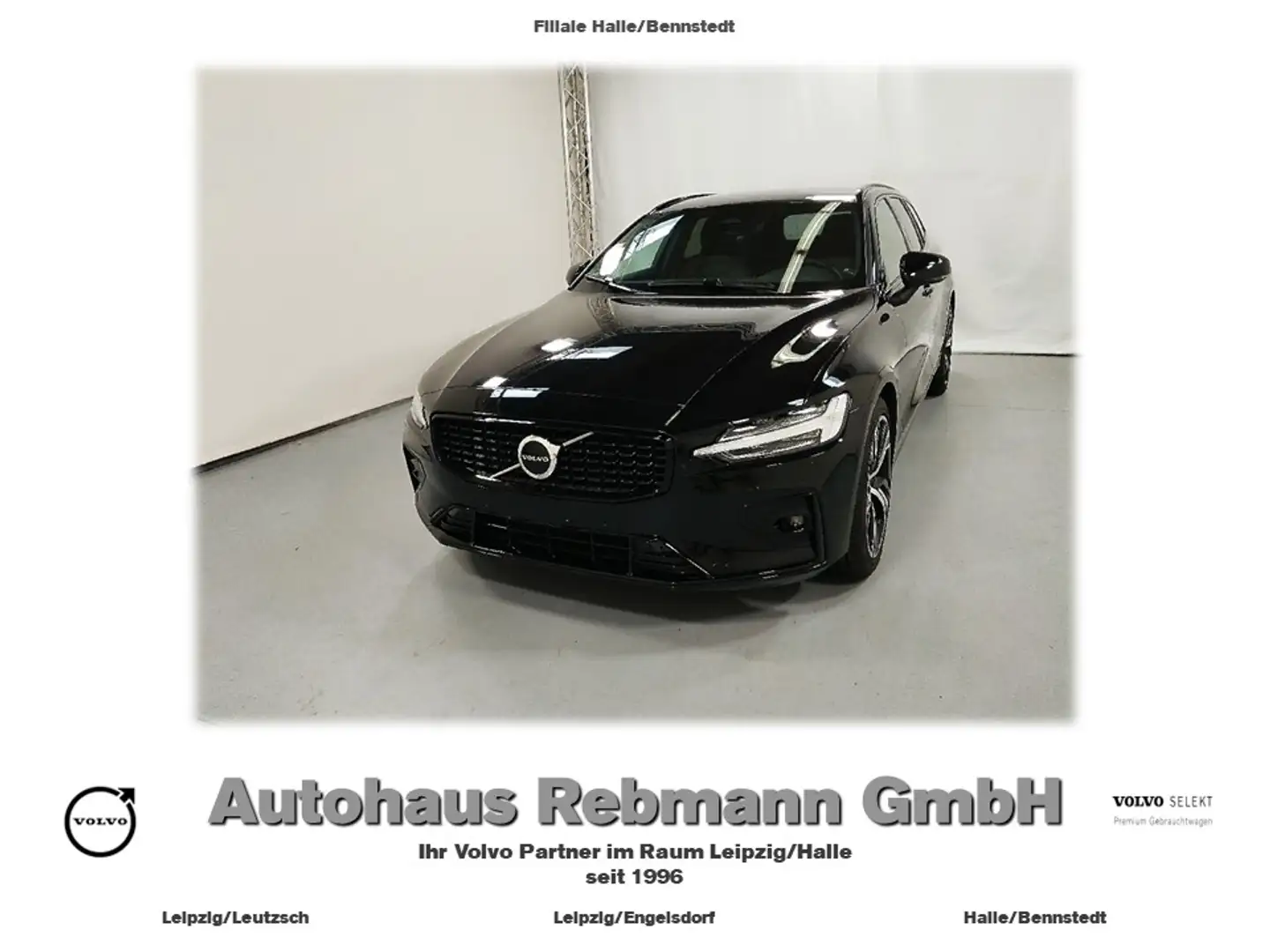 Volvo V60 B4 Diesel Plus Dark Schwarz - 1