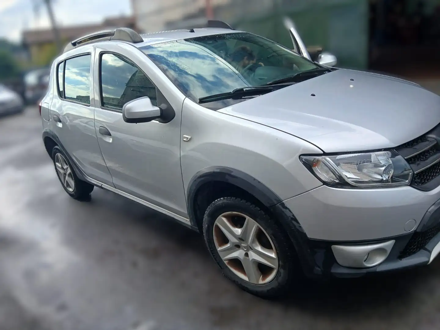 Dacia Sandero II 2014 Stepway 1.5 dci Prestige 90cv NEOPATENT Argento - 2