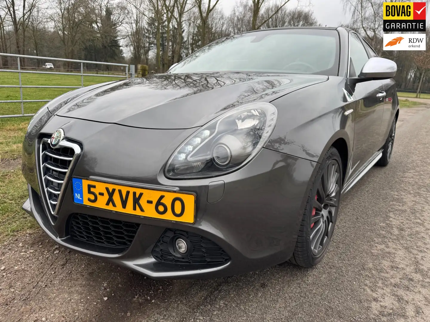 Alfa Romeo Giulietta 1.7 TBi Quadrifoglio Verde 235PK met leder, naviga Gris - 1