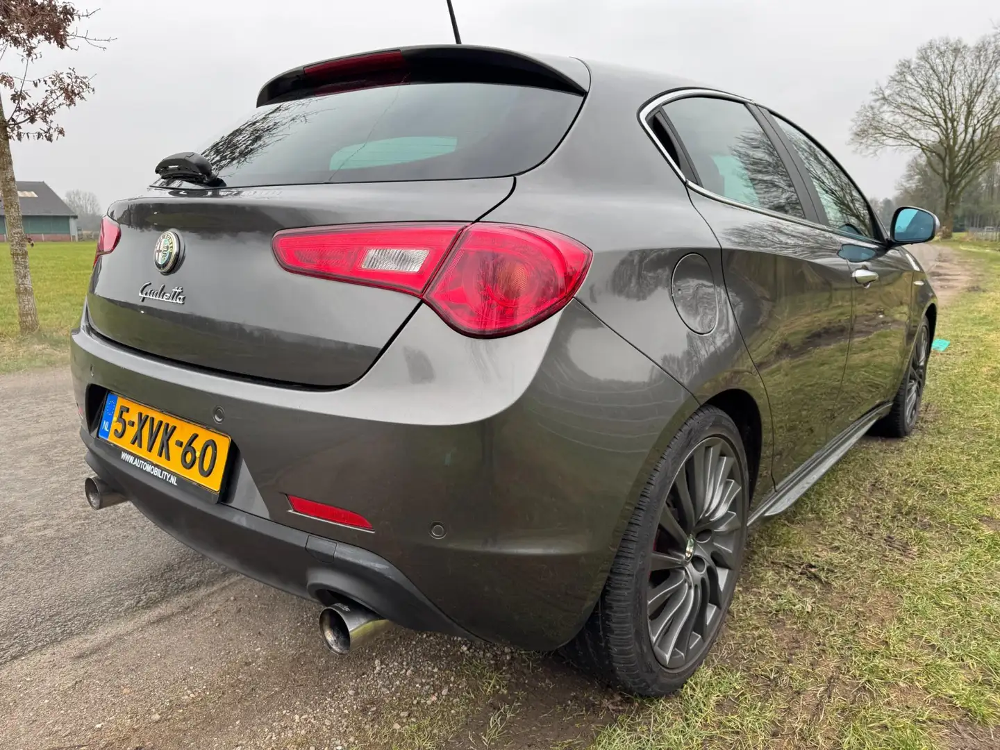 Alfa Romeo Giulietta 1.7 TBi Quadrifoglio Verde 235PK met leder, naviga Gris - 2