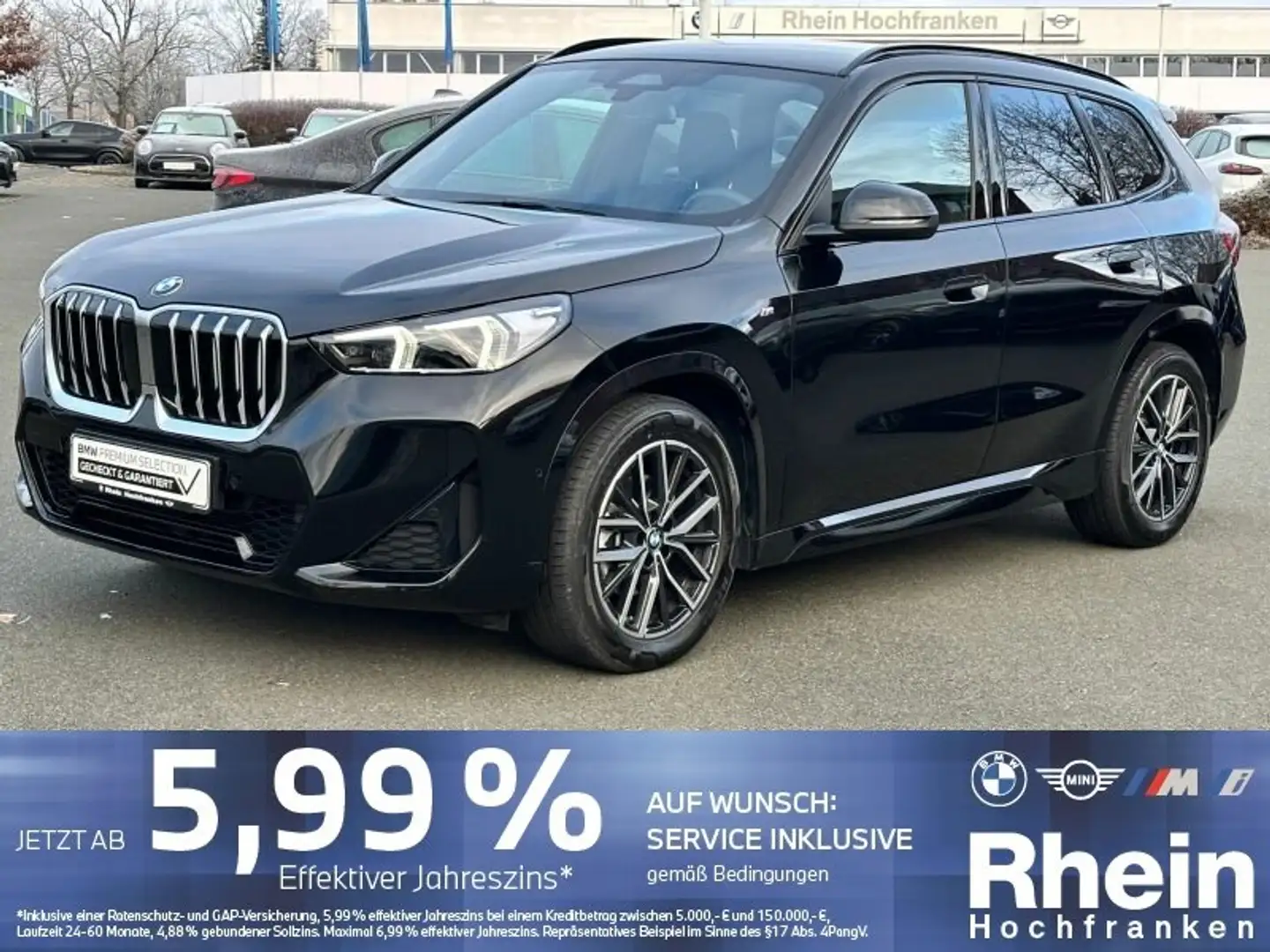 BMW X1 sDrive18i M Sportpaket LED RFK AHK MEMORY H/K Noir - 1