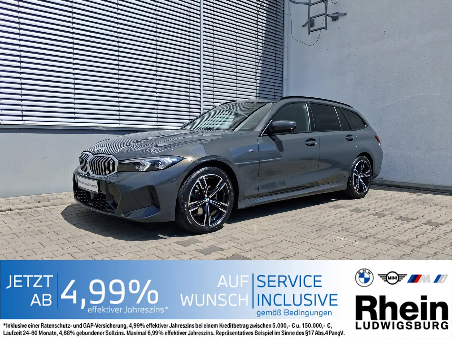 BMW 320 d xDr Tour M Sportpaket LED Navi DrivAs Park+ Gris - 1