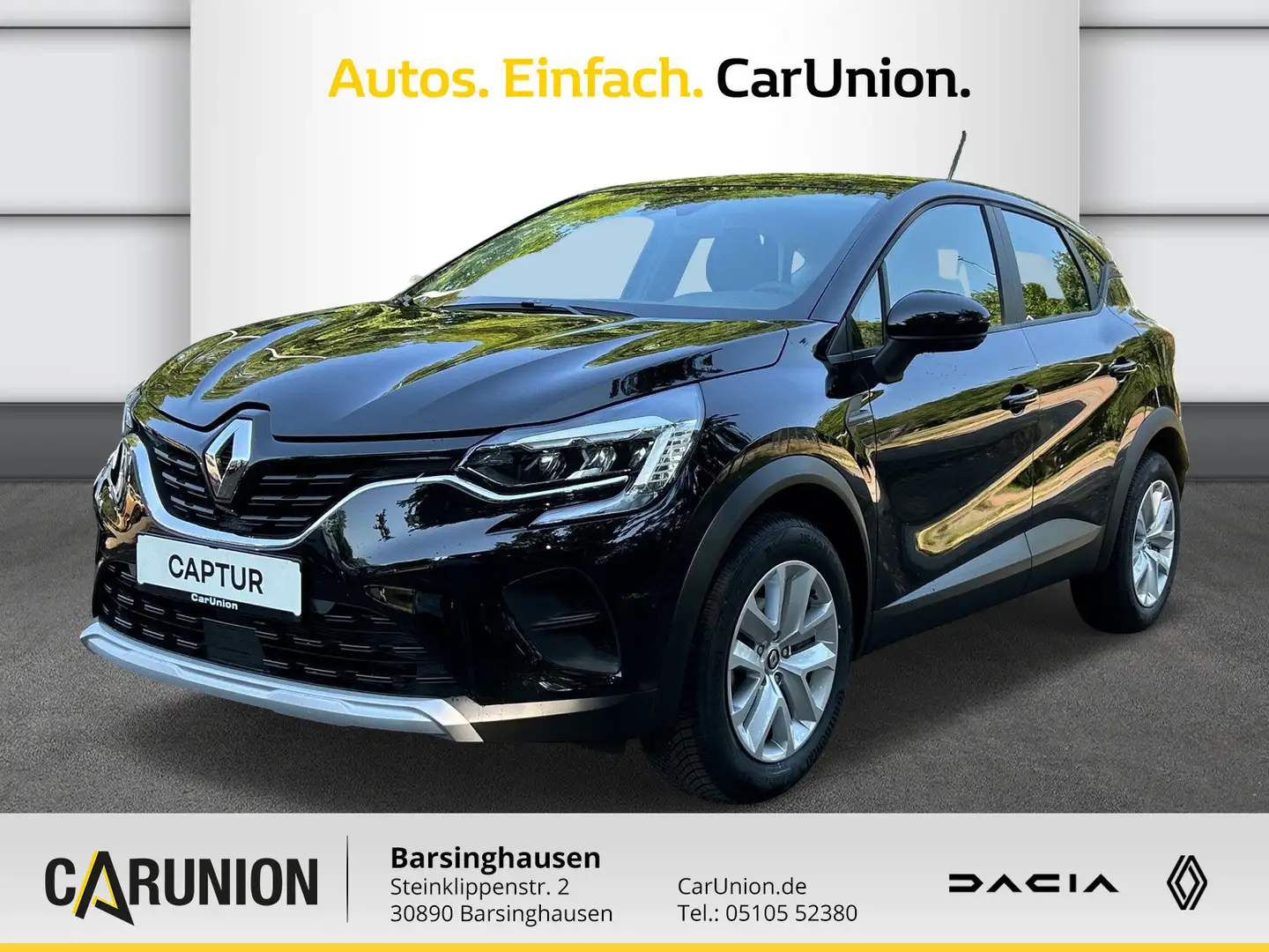 Renault Captur EQUILIBRE TCe 90 Schwarz - 1