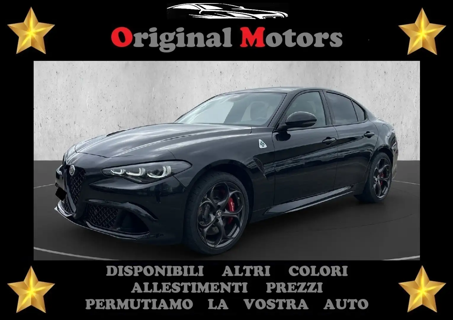 Alfa Romeo Giulia 2.9 V6 Quadrifoglio 520cv auto Black - 1