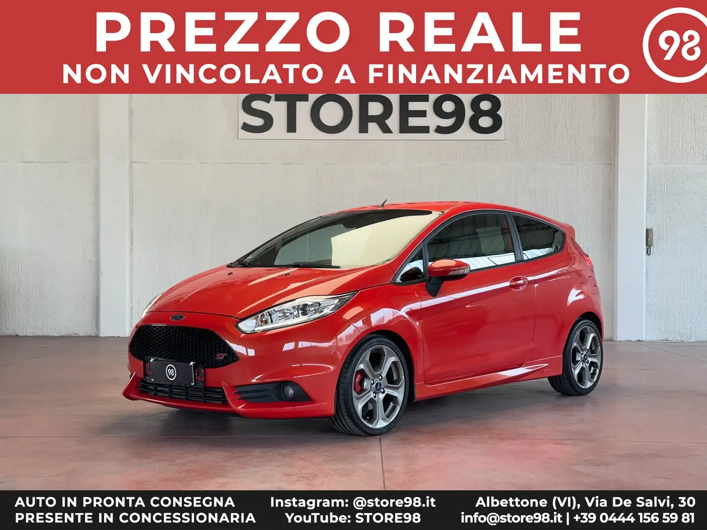 Ford Fiesta 3p 1.6 ST 182cv *CAMERA/LED/KEYLESS* Orange - 1