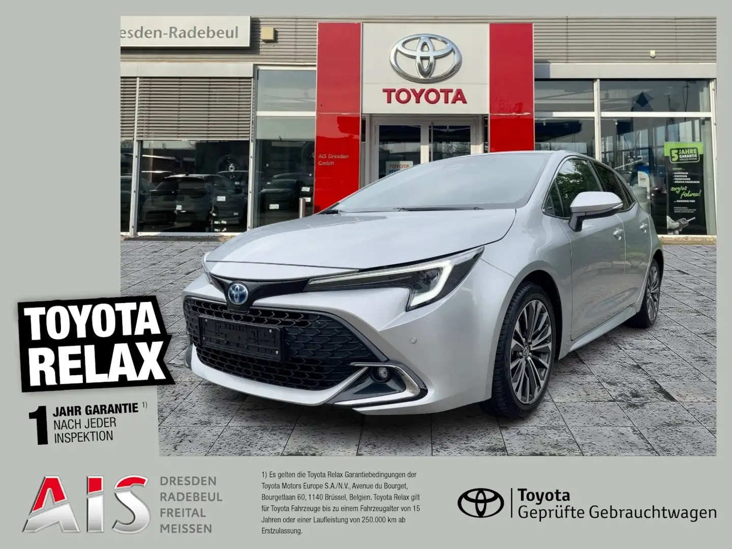 Toyota Corolla 1.8 Hybrid Team D CloudNavi*KAM*DAB*SHZ Silber - 1