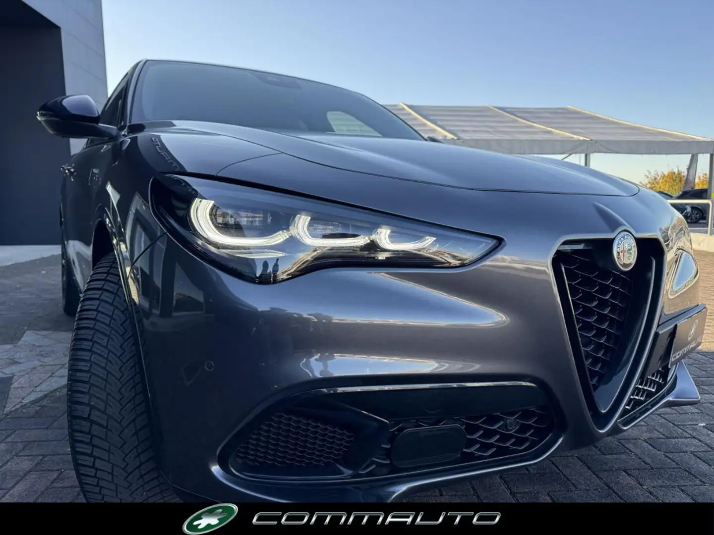 Alfa Romeo Stelvio 2.2 Turbodiesel 210 CV AT8 Q4 Veloce Grigio - 2