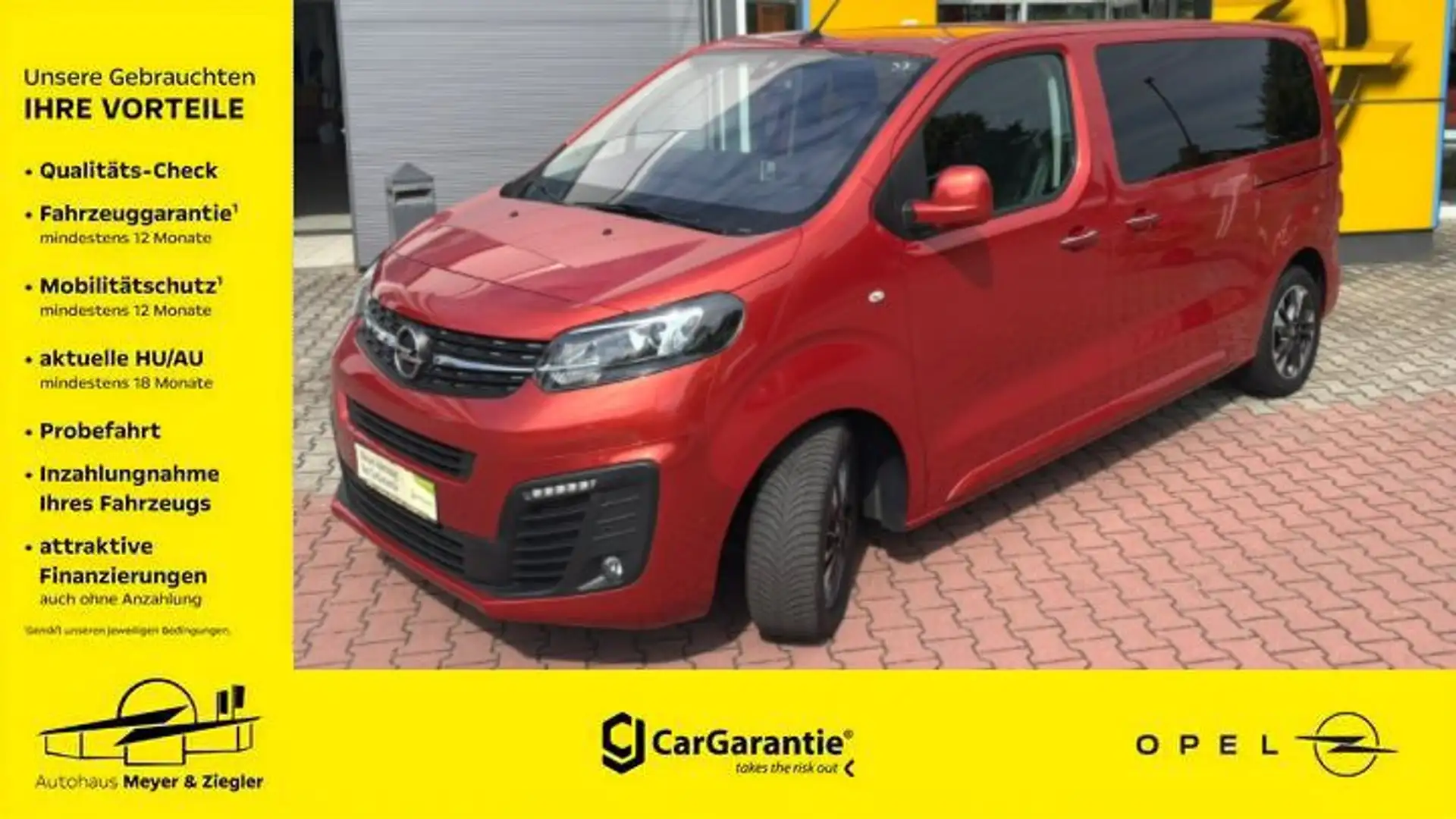 Opel Zafira Life Tourer M Klima, AHK, Standheizung Orange - 1