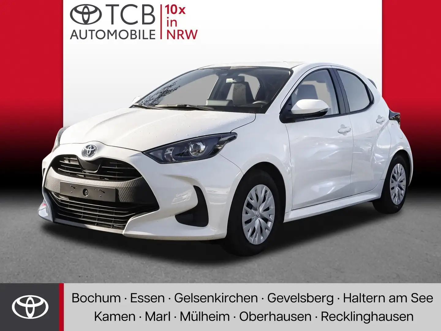 Toyota Yaris 1.5 HYBRID Business EDITION NAVI SHZ PDC BT Weiß - 1