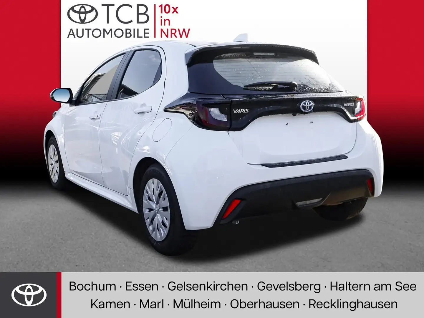 Toyota Yaris 1.5 HYBRID Business EDITION NAVI SHZ PDC BT Weiß - 2