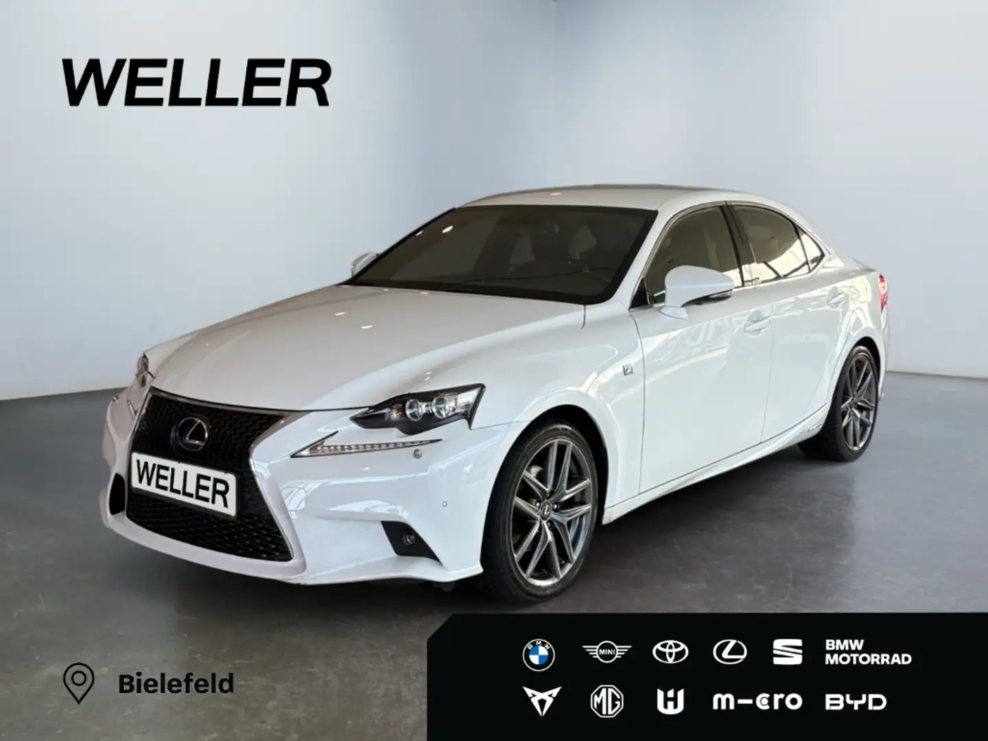 Lexus IS 300 h F Sport *LED*Leder*el Sitze*adap Fahrw* Weiß - 1