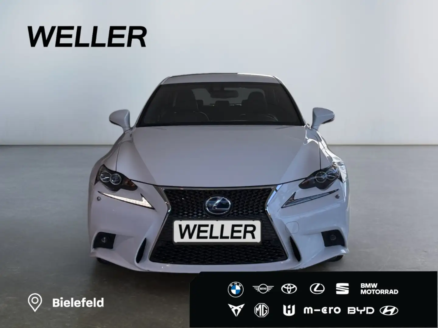 Lexus IS 300 h F Sport *LED*Leder*el Sitze*adap Fahrw* Weiß - 2