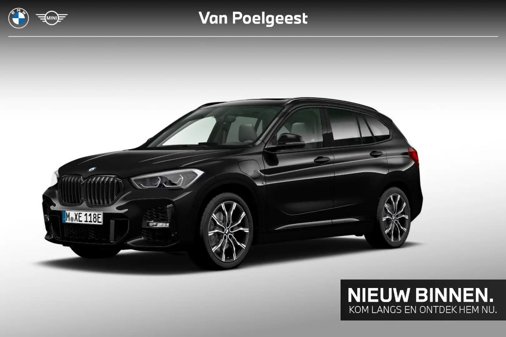 BMW X1 xDrive25e eDrive Edition Model M Sport Aut. Zwart - 1