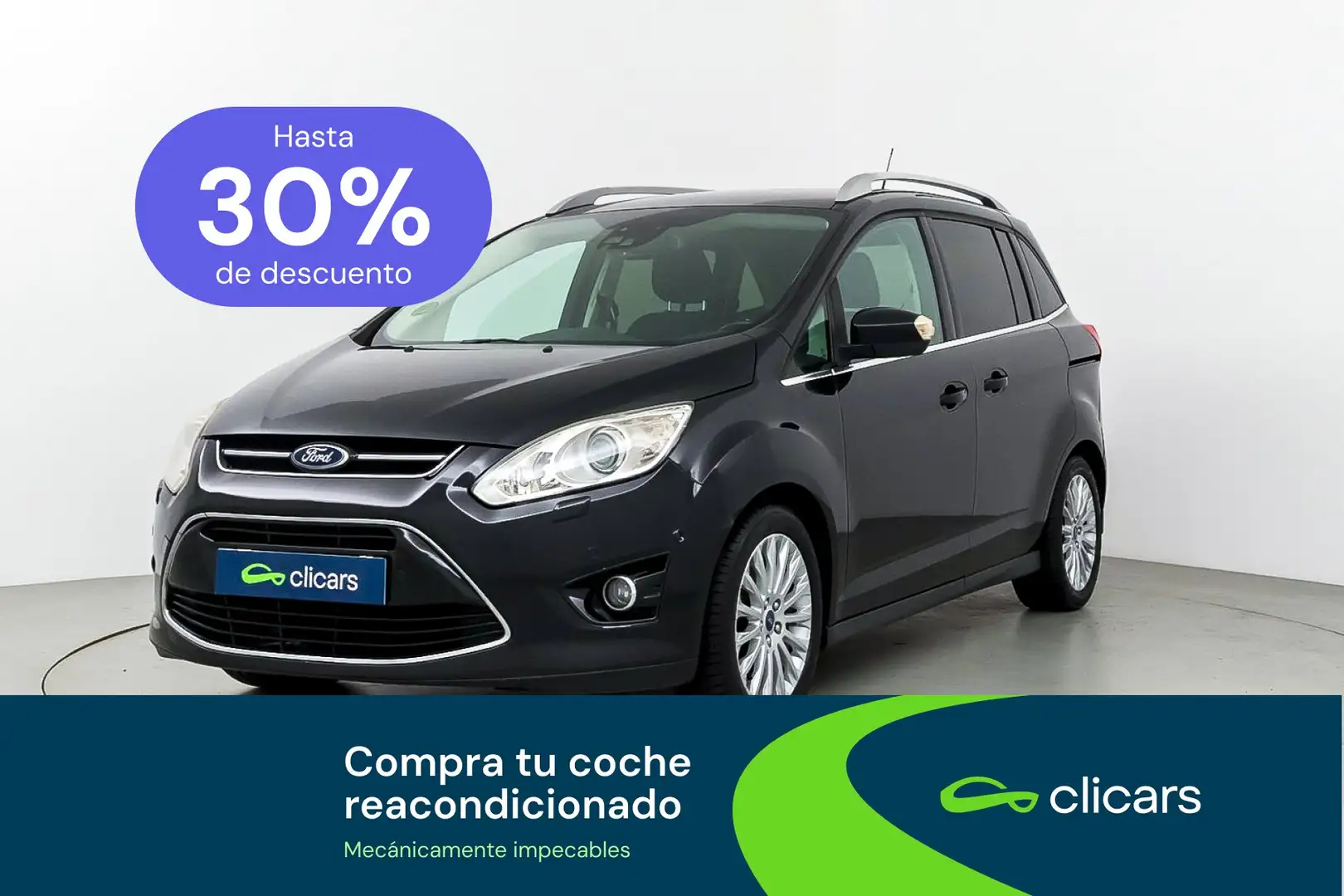 Ford Grand C-Max 1.0 Ecob. Auto-S&S Titanium 125 Negro - 1
