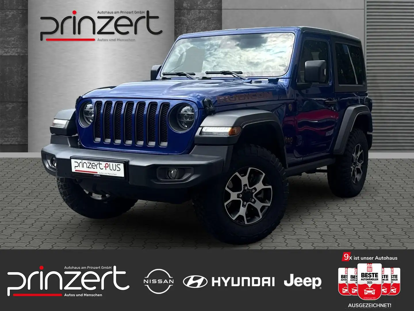Jeep Wrangler 2.0 T-GDI AT8 "Rubicon" Leder*Technologie-Paket Blau - 1