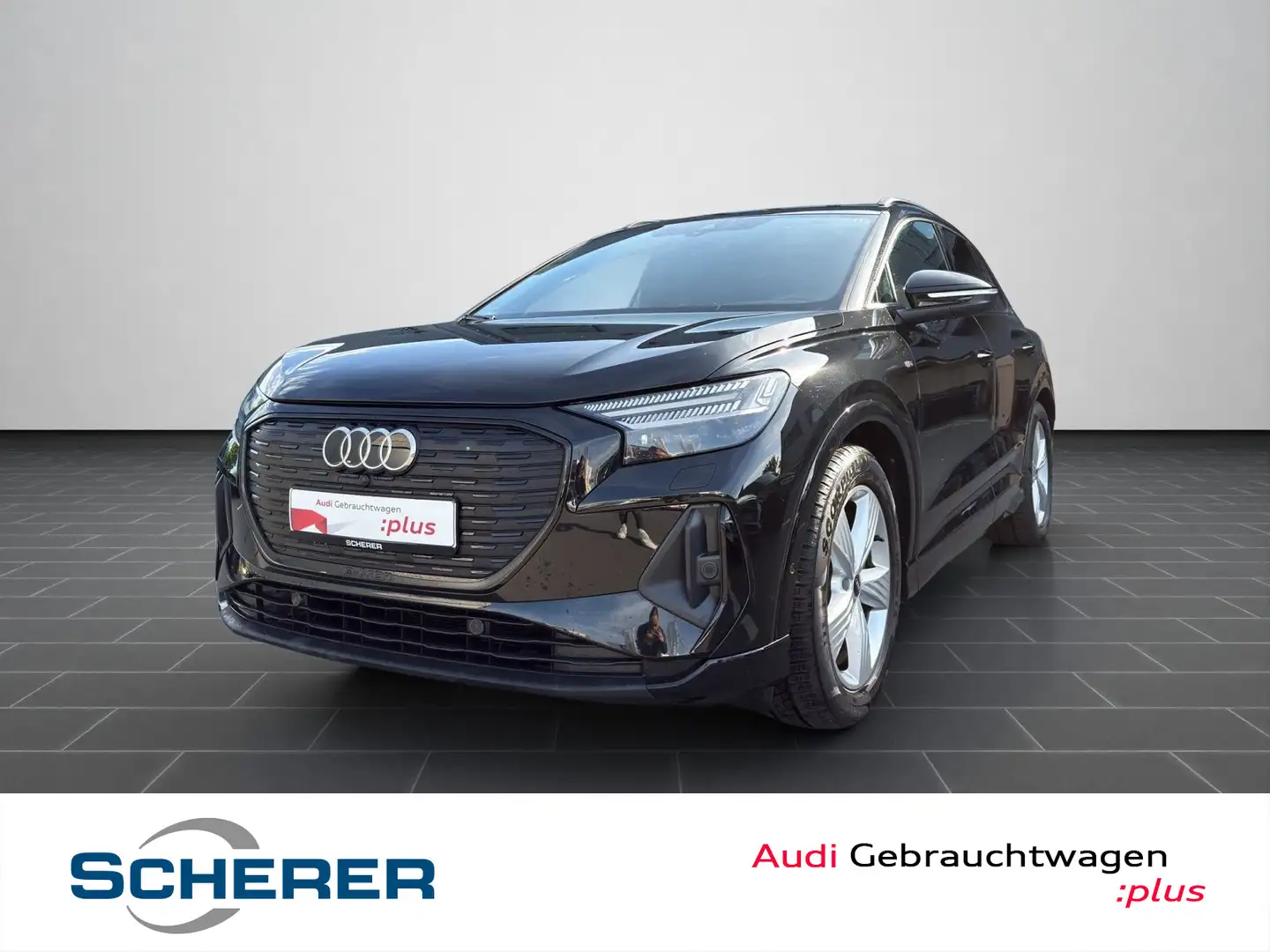 Audi Q4 e-tron 50 e-tron S line quattro PANO MATRIX S Schwarz - 1