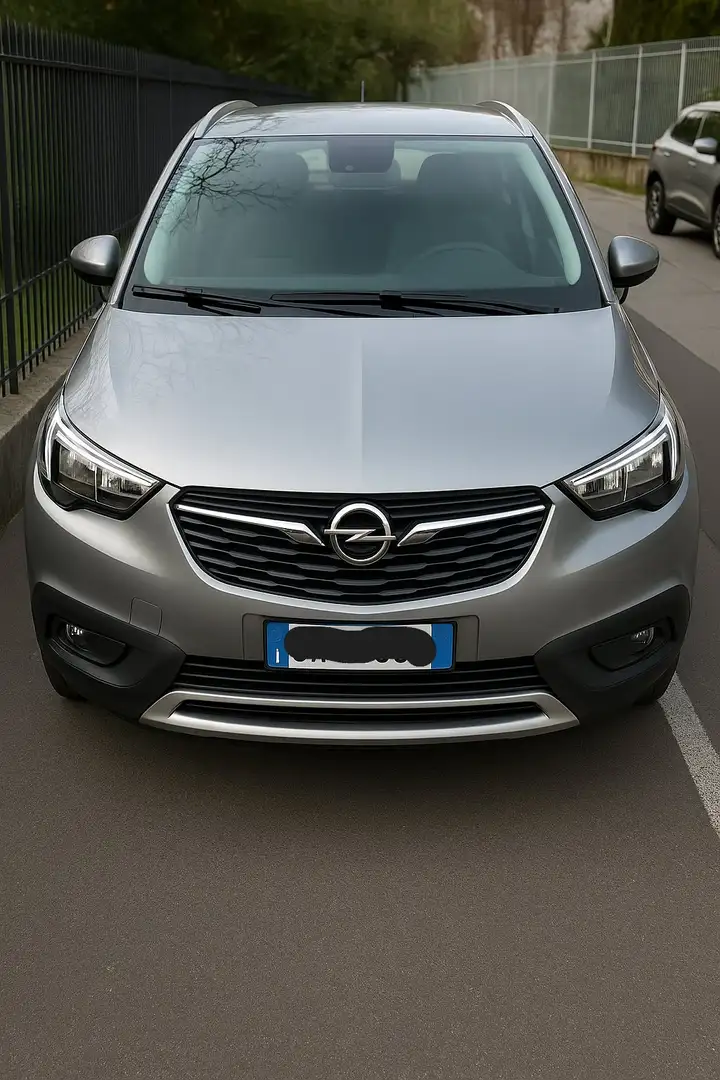 Opel Crossland X Crossland X 1.2 Advance 83cv my18.5 Argento - 2