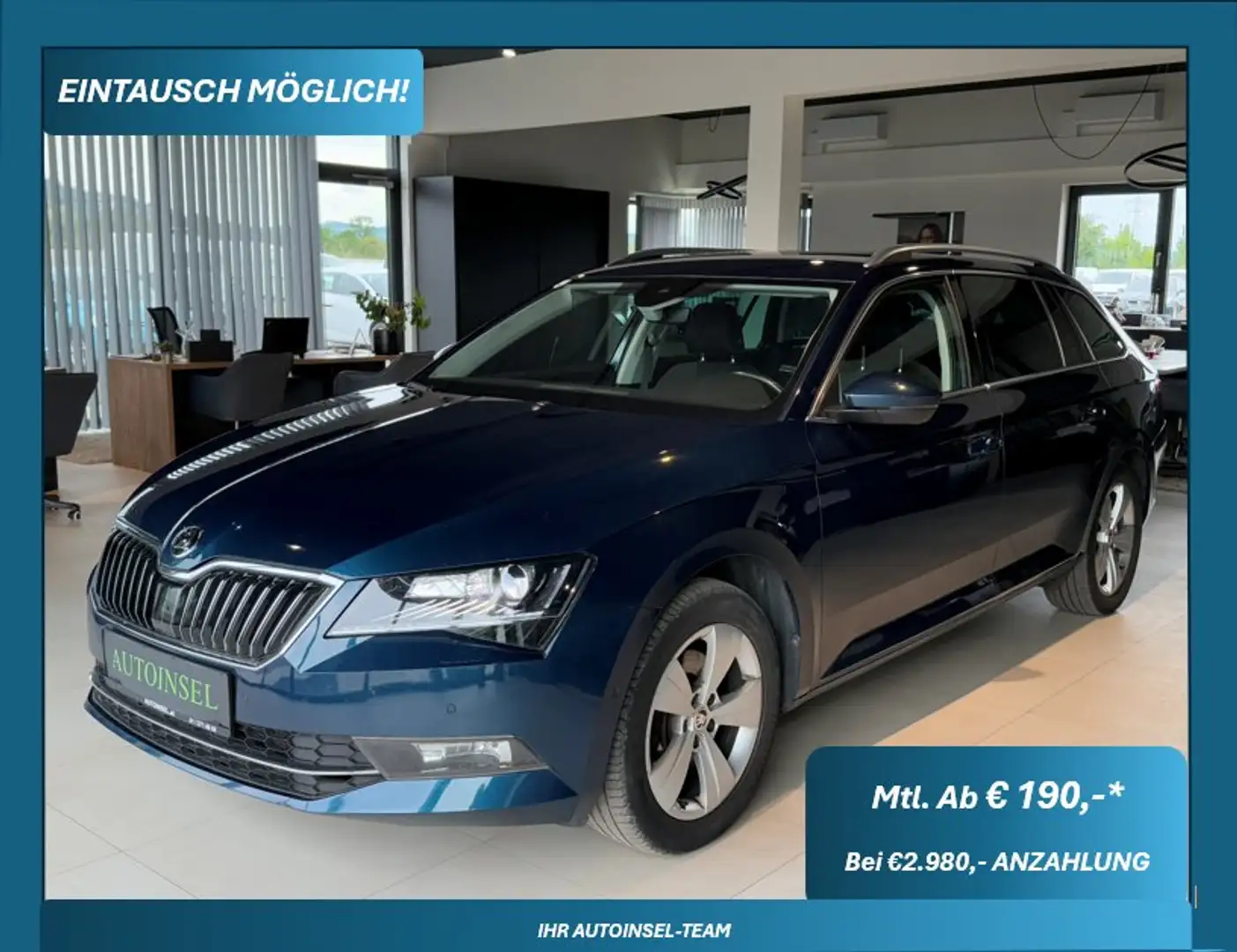 Skoda Superb Style 1.Besitz Bleu - 1