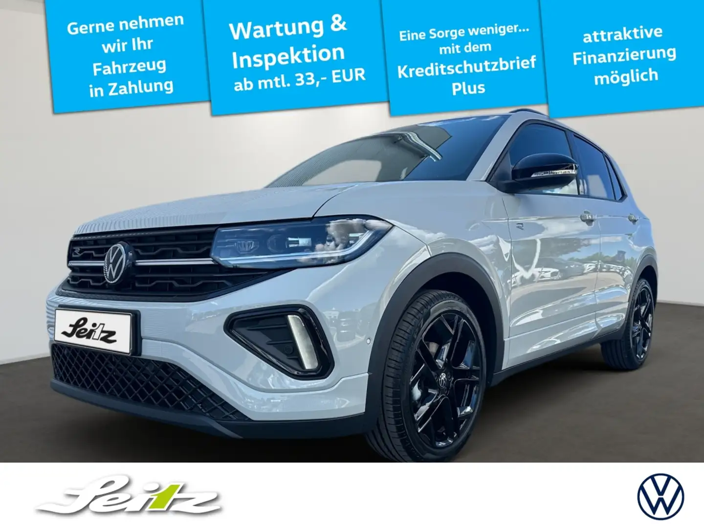 Volkswagen T-Cross 1.0 TSI R-Line *MATRIX*KAMERA*SITZH* Grau - 1