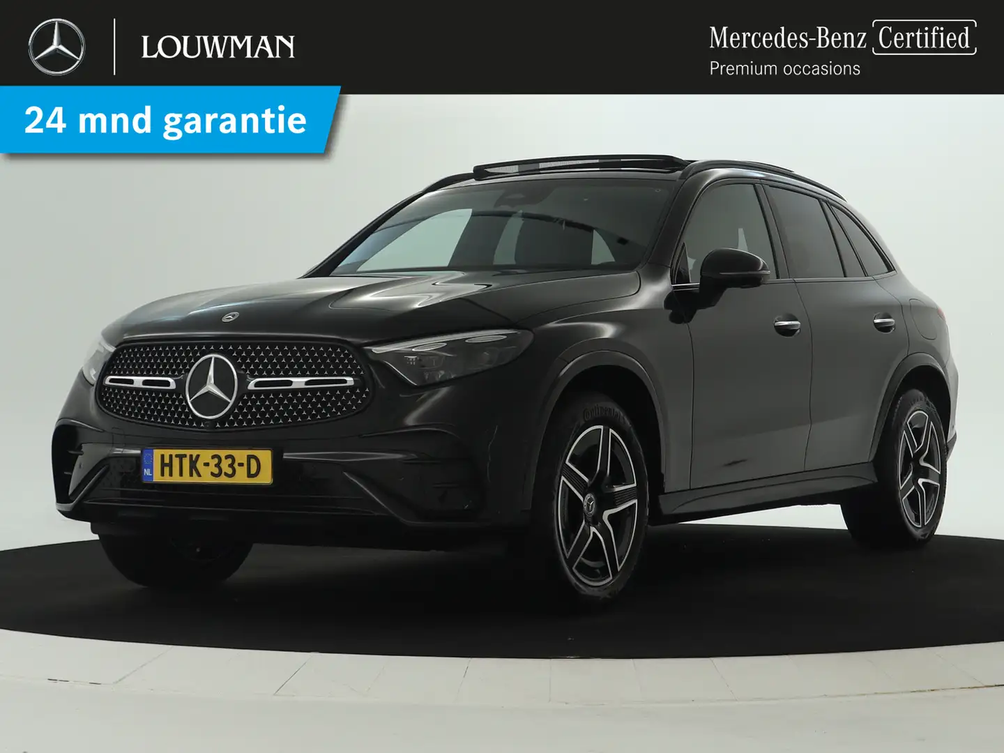 Mercedes-Benz GLC 300 300e 4MATIC AMG-Line | Night Pakket | Alarm | Pano Zwart - 1