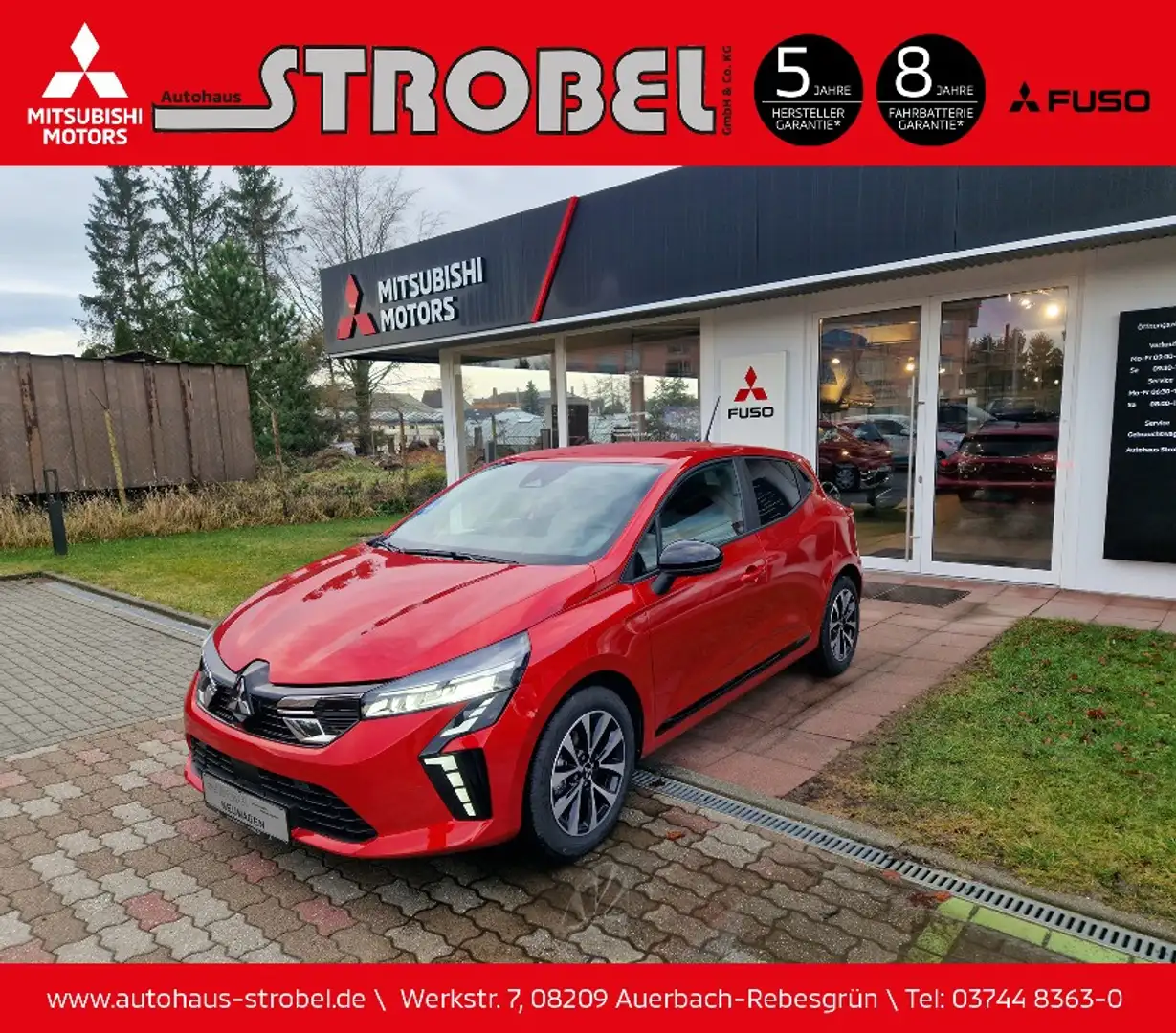 Mitsubishi Colt PLUS 1.0 *RÜCKFAHRKAMERA*LED-SCHEINWERFER* Rot - 1