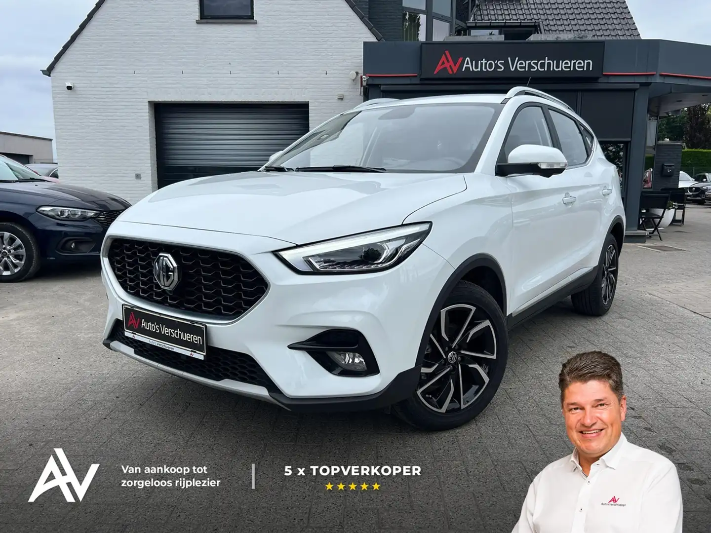 MG ZS 1.5 VTI Luxury ** 360° Camera | Carplay | Leder Wit - 1