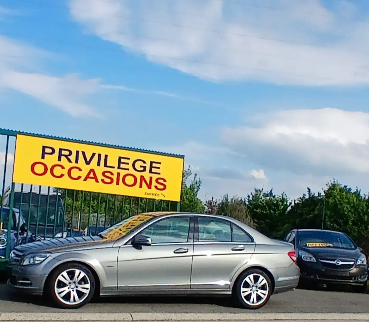 Mercedes-Benz C 180 CDI aut Avantgarde cuir gps j alu att rem euro 5 Gris - 1