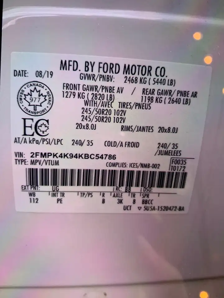 Ford Edge снимка Ford Edge