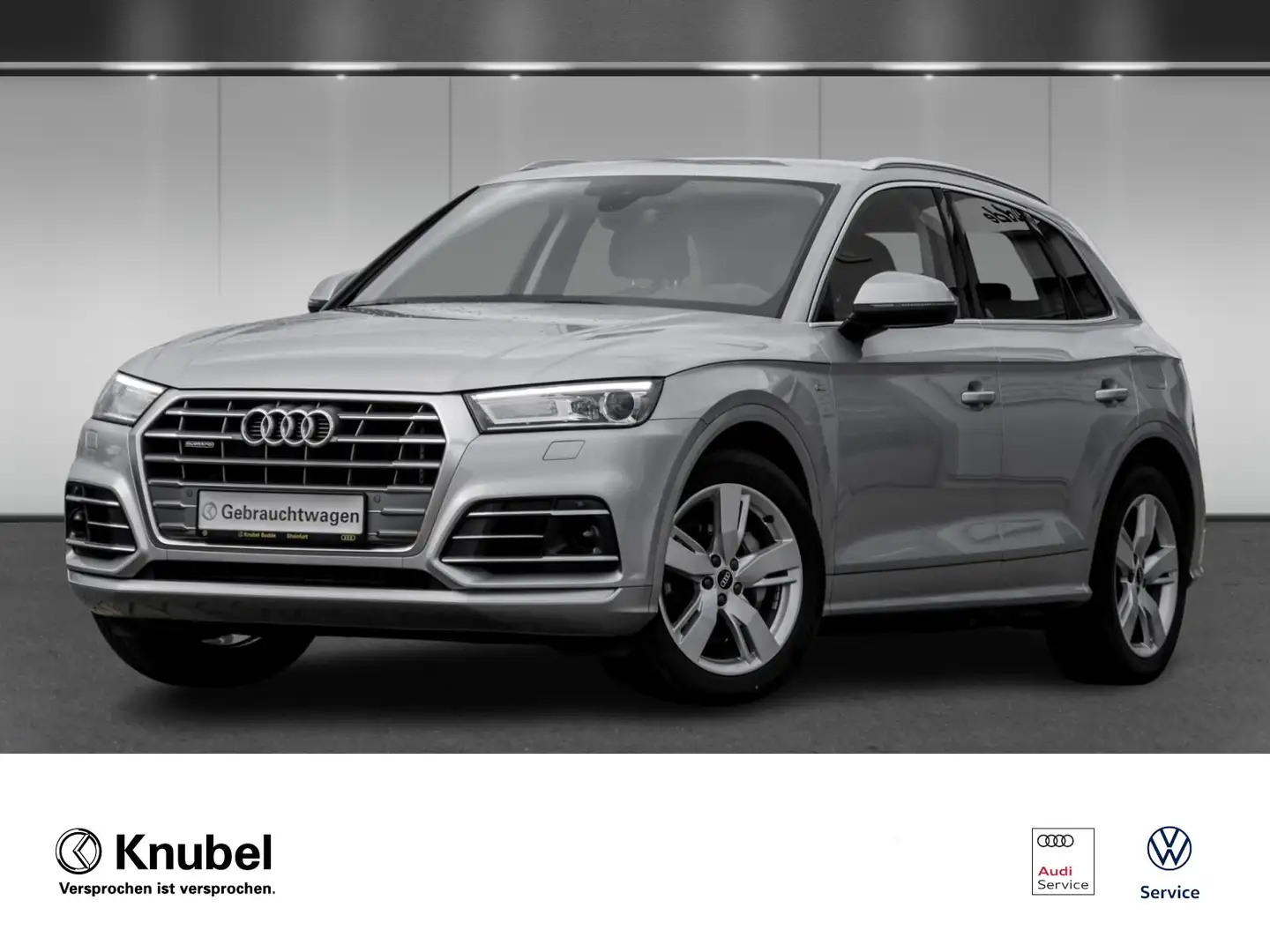 Audi Q5 50 TFSI e qu. S tronic Xen Navi AHK B&O Luftf. ... Silber - 1
