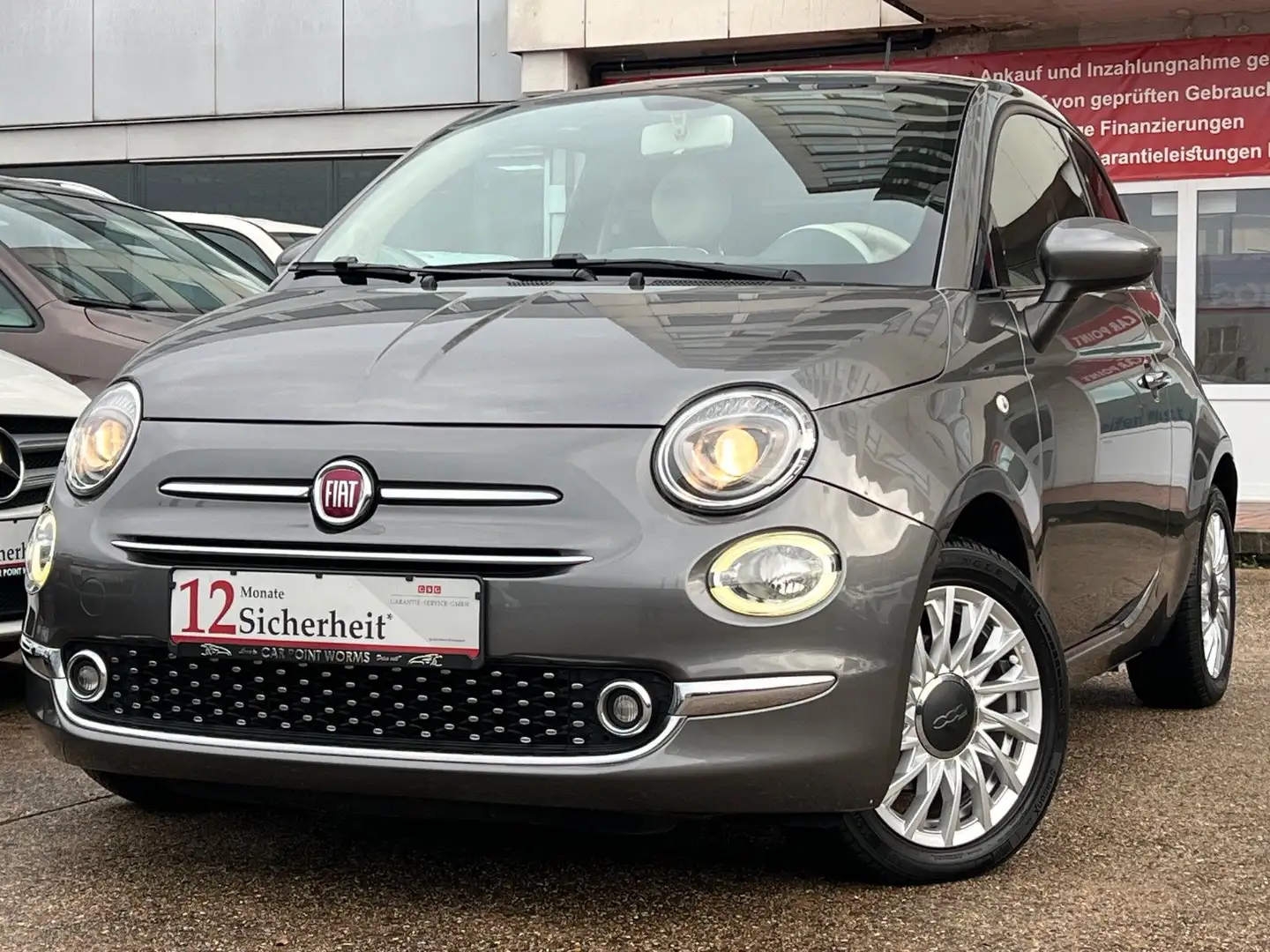 Fiat 500 1.2 *AUTOMATIK*ZAHNRIEMEN NEU* Grau - 1